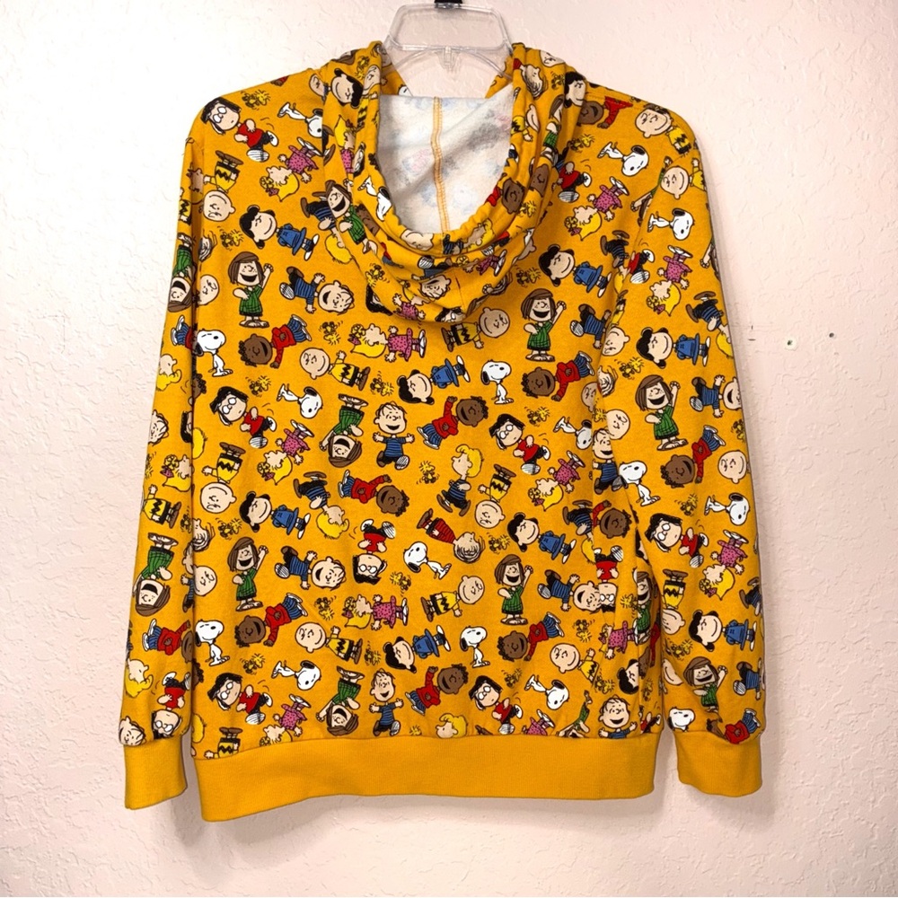 Hybrid Peanuts Hoodie Sweatshirt Mens Medium Kangaroo Pocket Graphic Print Cozy - Picture 4 of 9